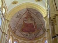 France, Saone-et-Loire, Paray-le-Monial, Basilique du Sacre-Coeur, Fresque du Sacre-Coeur